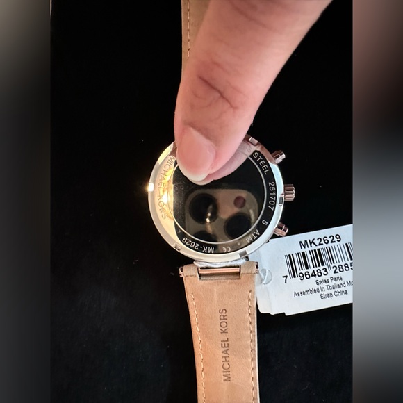 MICHAEL KORS Sawyer Chronograph Sable Dial Ladies Watch - Picture 3 of 16